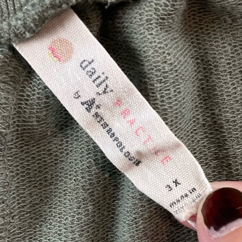 ANTHROPOLOGIE • Daily Practice Olive Green Relaxed Fit Joggers, 3X - Picture 14 of 16